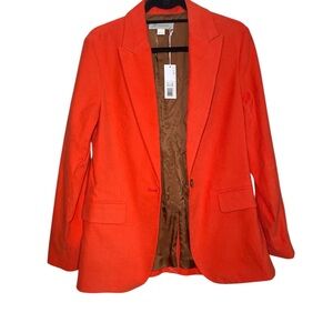 Outerknown Henry Corduroy Orange Blazer sz 4